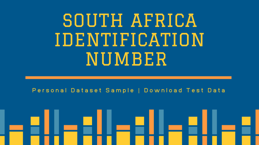 south africa personal identification number