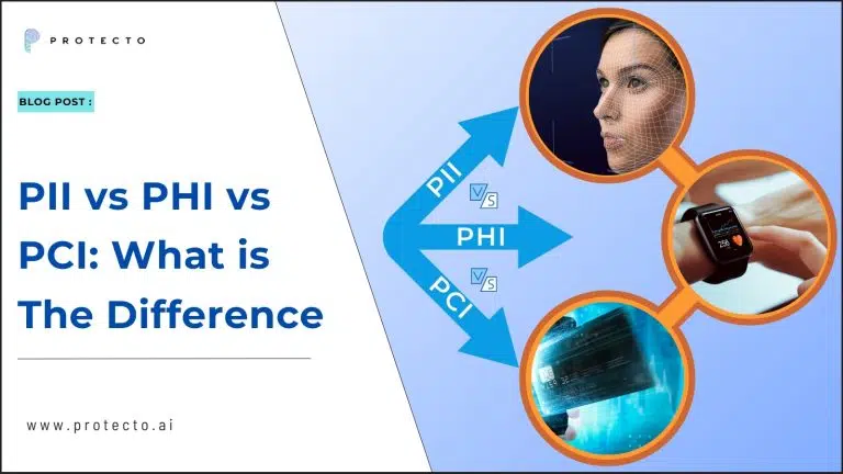 PII vs PHI vs PCI