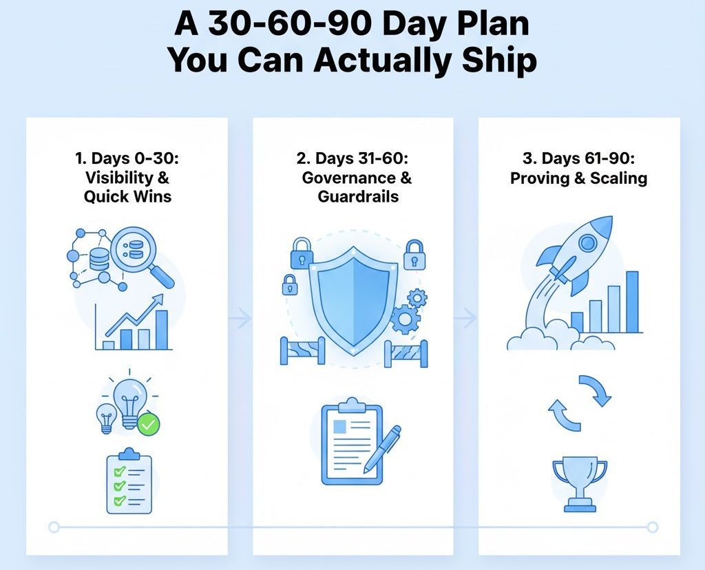 A 30-60-90 Day Plan You Can Actually Ship